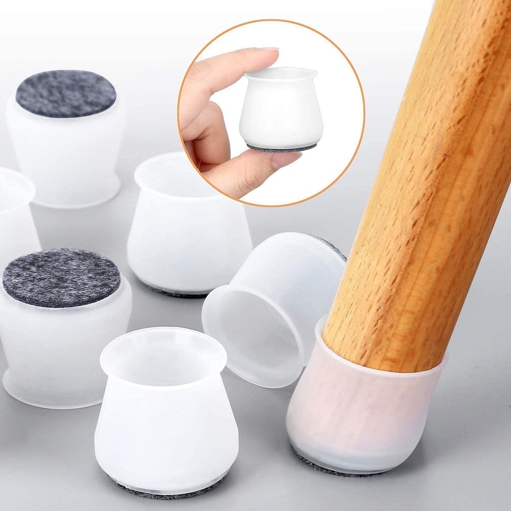 SilentGuard™ Furniture Leg Caps