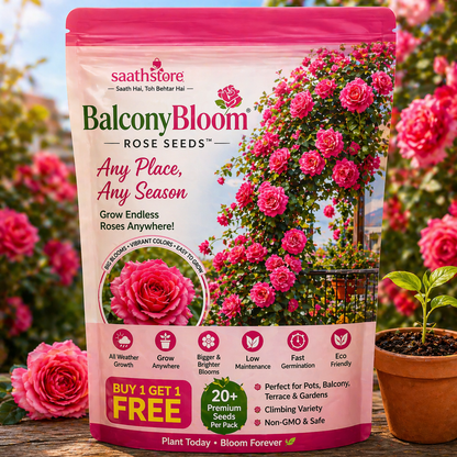 BalconyBloom Rose Seeds™ By SaathStore