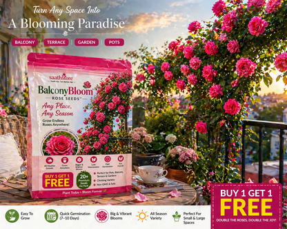 BalconyBloom Rose Seeds™ By SaathStore