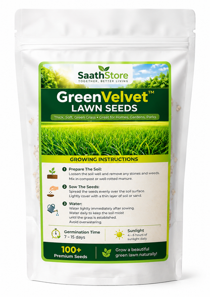 🌱 GreenVelvet™ Lawn Seeds By SaathStore