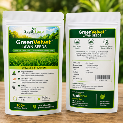 🌱 GreenVelvet™ Lawn Seeds By SaathStore