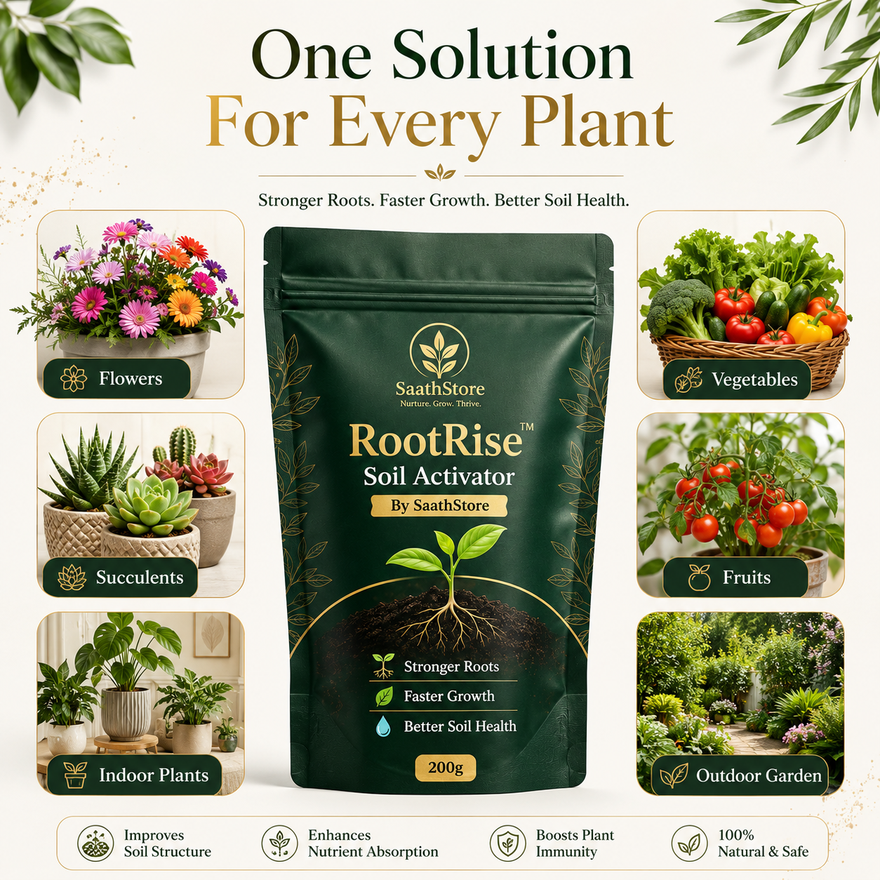 🌱 RootRise™ Soil Activator By SaathStore