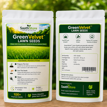 🌱 GreenVelvet™ Lawn Seeds By SaathStore
