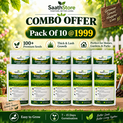 🌱 GreenVelvet™ Lawn Seeds By SaathStore