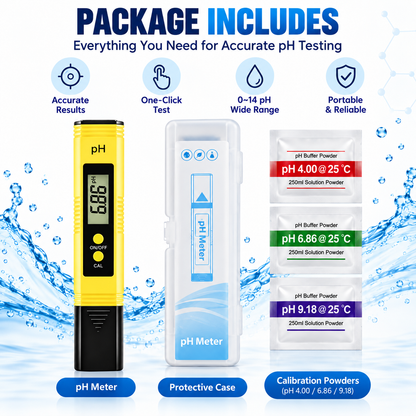 Digital pH Meter – Instant Water Testing Kit 💧