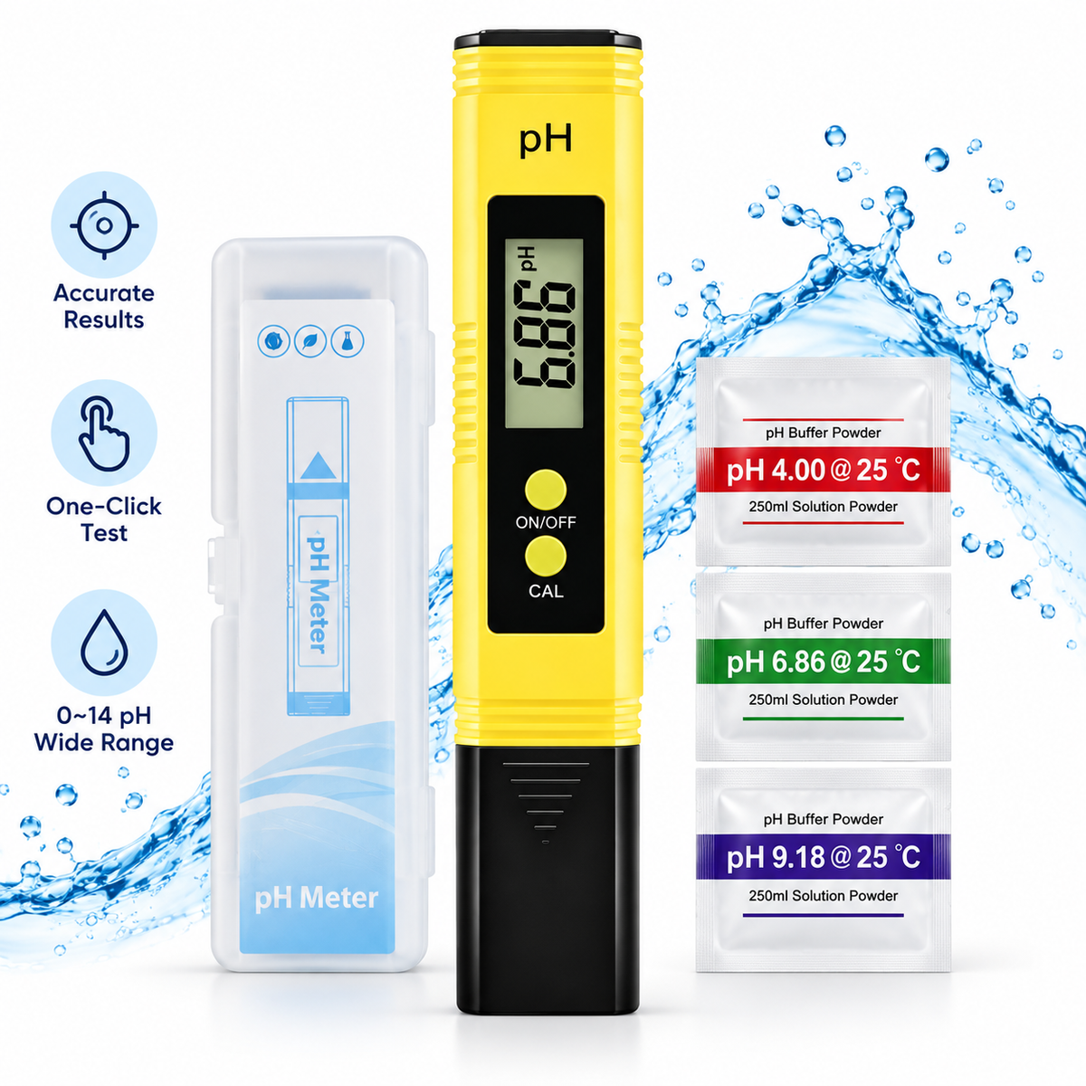 Digital pH Meter – Instant Water Testing Kit 💧