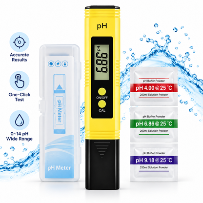 Digital pH Meter – Instant Water Testing Kit 💧