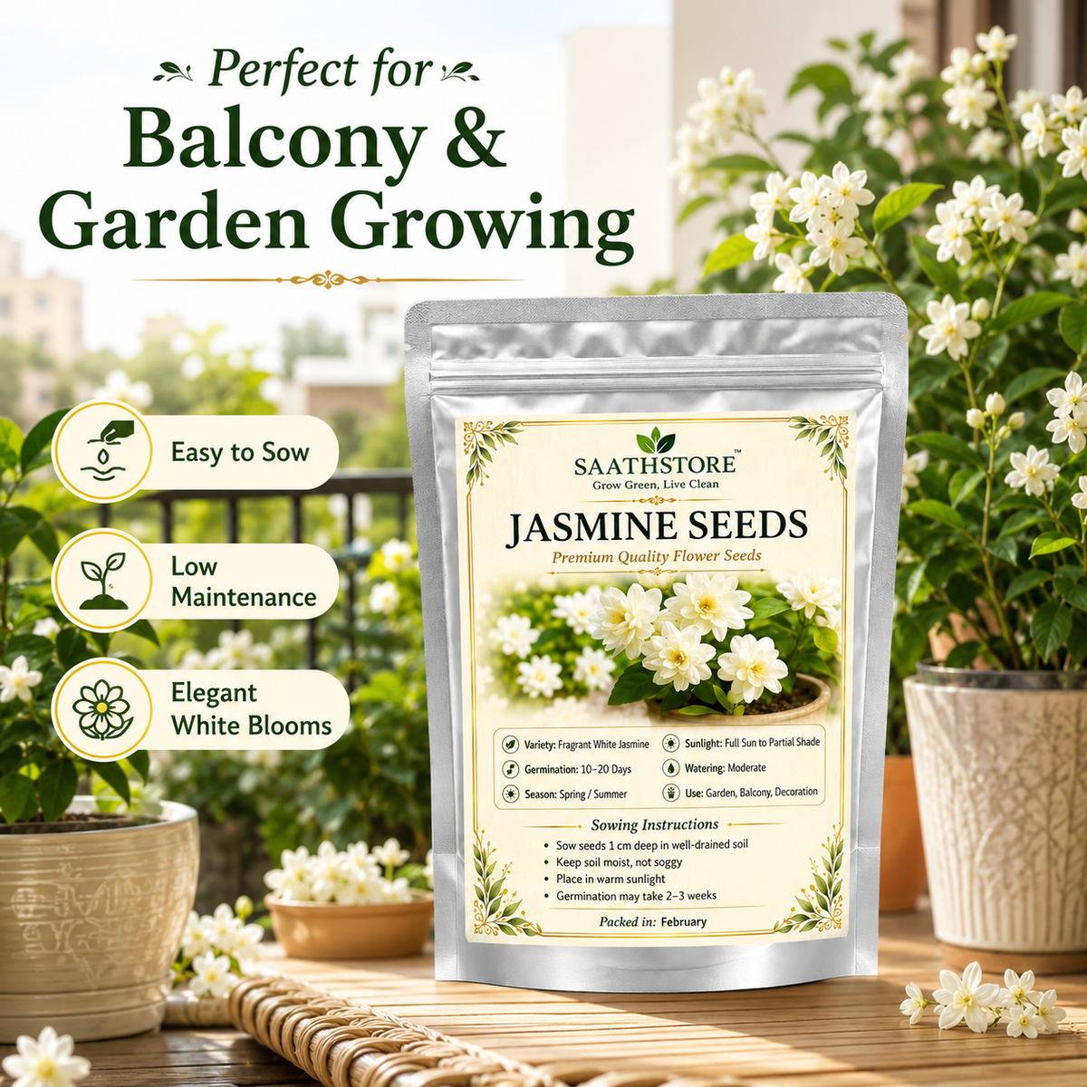 SAATHSTORE JASMINE SEEDS