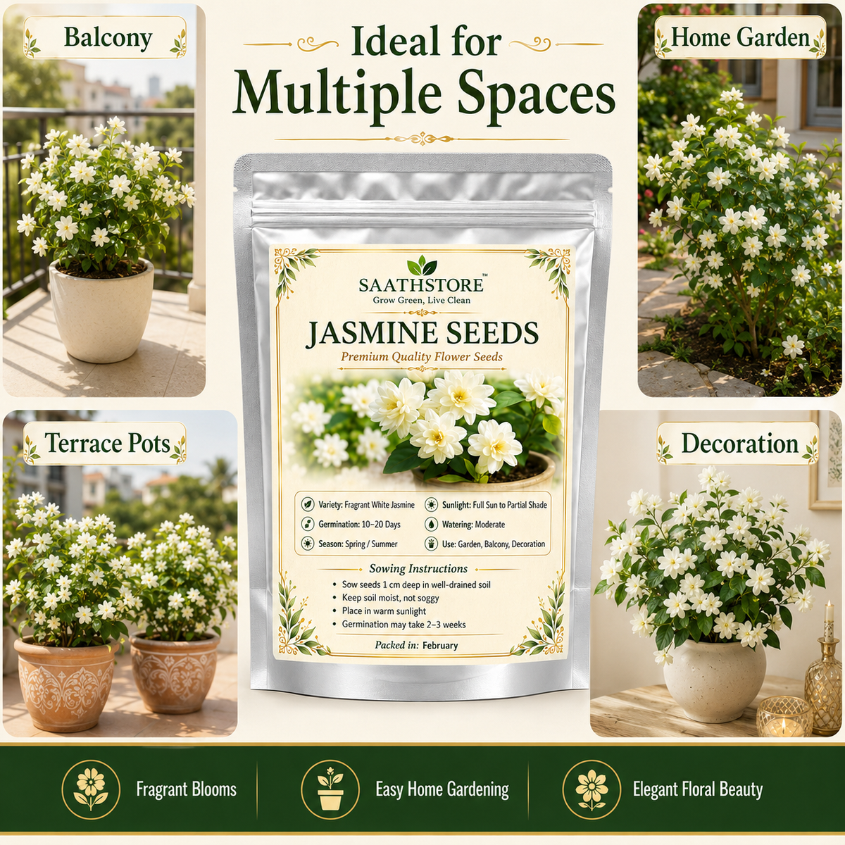 SAATHSTORE JASMINE SEEDS