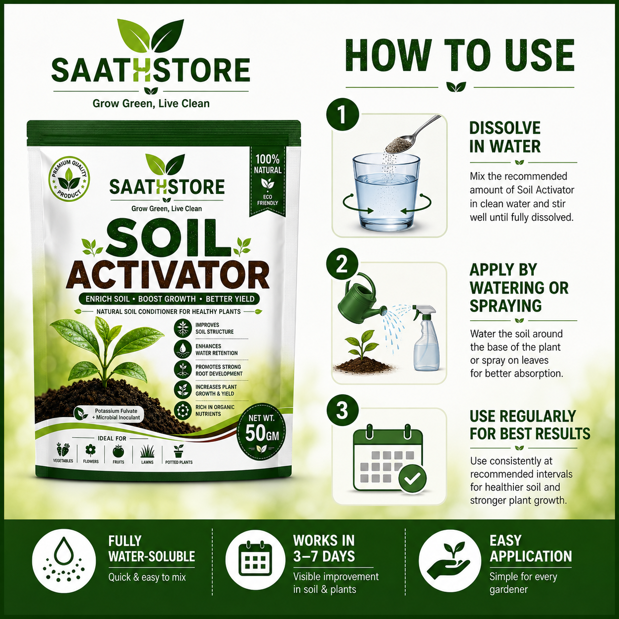 RootRise™ Soil Activator by SaathStore