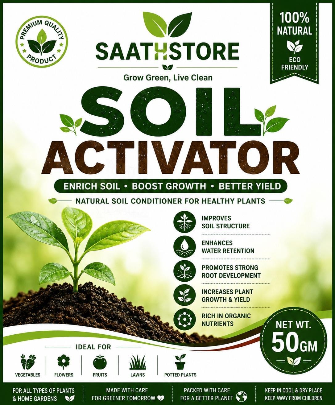 RootRise™ Soil Activator by SaathStore
